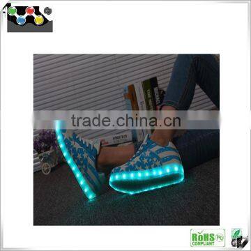 High Quality LED Lighting Sport Shoes Colorful Flash LED Sport Shoes Universal For Boys And Girls photo-4