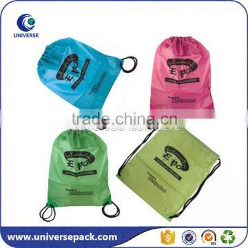 Personalized mini backpack bag with drawstring for shopping