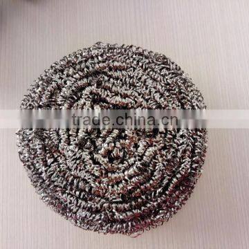 No rusty Stainless steel wire scrubber steel dish washing scrubber