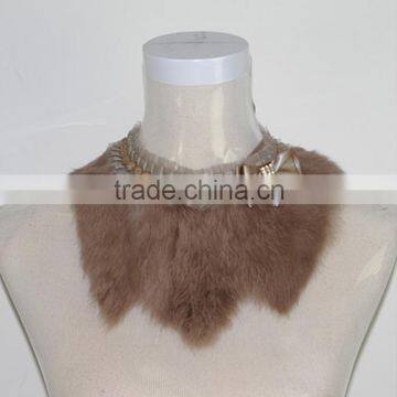 Rabbit fur collar beading fur collar trim collar KZ140013