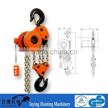 AC 380v 3 phase DHP type electric powered chain hoist