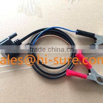 DB15P to Battery clip Power Charger cable