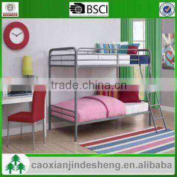 high quality single kid Bedroom Furniture metal twin over twin bunk bed - Gray TT-38