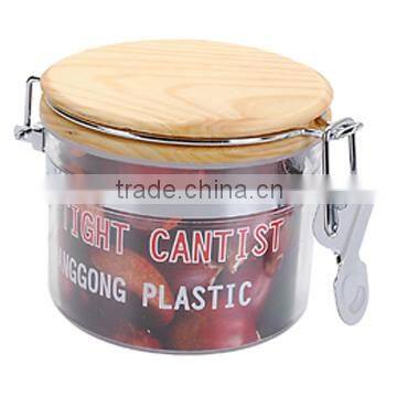 Plastic Food Round Airtight Canister