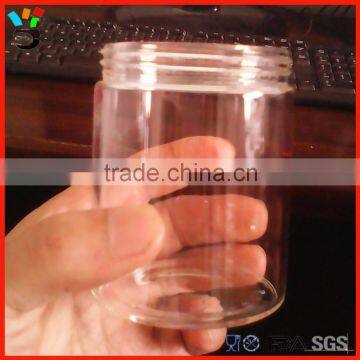 Tableware Storage Container Round Shape Transparent Good Quality High Borosilicate Thread Glass Jar