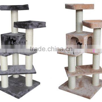 Luxury Colored Sisal Rope Cat Trees for Kissa photo-3
