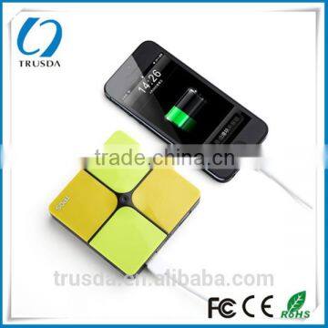 ultra thin colorful powerbank 5000mAh portable charger for phone, tablet