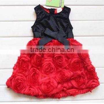Shabby Rose Velvet Dresses for Girls, Kids Velvet Dress photo-2