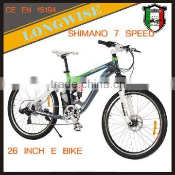 Elektro-Fahrrad E-Bike Pedelec MTB Electric Bike/SHIMANO 7SPEED bicycle