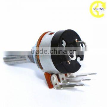 WH148 24mm shaft 6mm 10k potentiometer with switch