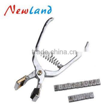 NL614 new veterinary metal Tattoo plier