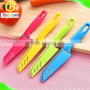 Cheap household with cover stainless steel paring knife