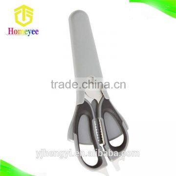 Multifunction 9 features top quality stainless steel come apart kitchen scissors sell scissors with magnetic holder