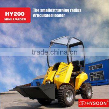 Hysoon HY200 mini wheel loader for sale