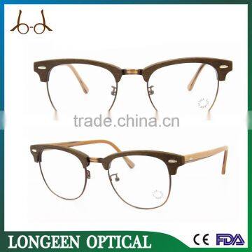 GB019-C1 wood eyeglasses China manufacture optical eyewear