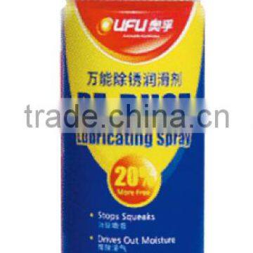 De-rust lubricating spray