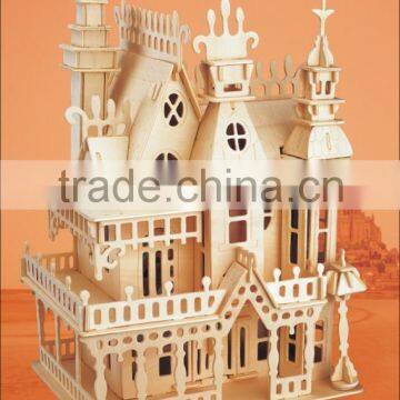Fantasy Villa 3D Puzzle Woodcraft Construction Handword