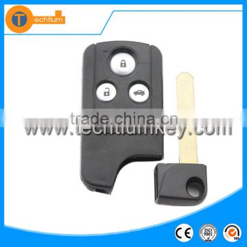 315Mhz 3 button car key with key pad and key cover shell blank with uncut blade smart key for Honda CRV accord Odyssey