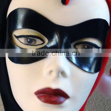 Harley Quinn Classic Costume Leather Eye Mask - MOST Authentic