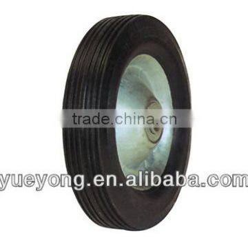 8x1.75 solid rubber wheels/ wheel solid rubber for trolley