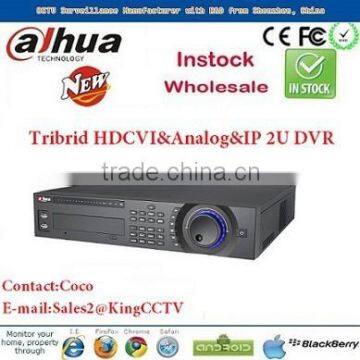 Embedded HDCVI DVR Tribrid 1080p realtime HCVR7816S HDCVI&Analog&IP dahua 16CH H.264 2U HDCVI DVR