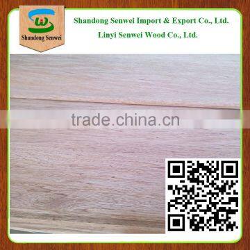 linyi factory 0.30mm high quality natural wood bintangor face veneer