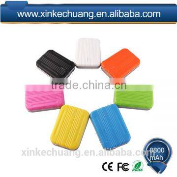 2016 best selling LED Light 10000mAh Rechargeable Battery Travel Power Bank