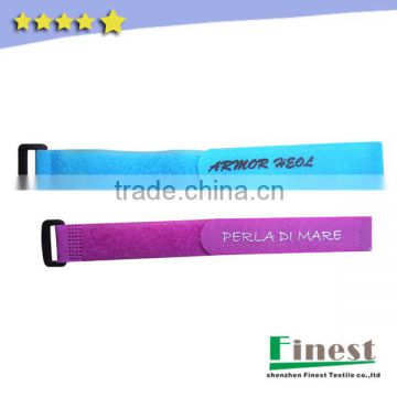 Custom Logo Nylon Hook and Loop Cable Tie