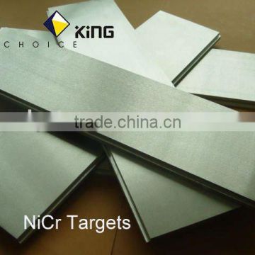 NiCr sheet NiCr alloy sputtering target