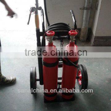 CO2 Wheeled Fire Extinguisher with EN1866-1 with Estintore Carrellato