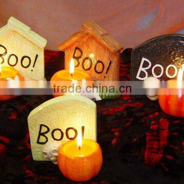 Ceramic halloween candlestick