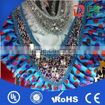 New arrival latest design handmade rhinestones women fake bead collar