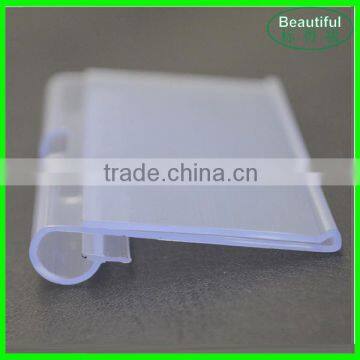 Supermarket Acrylic Price Tag Display Plastic Price Holder