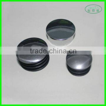 Metal Pipe End Caps Fittings forRound Tubes ,plastic round cap end