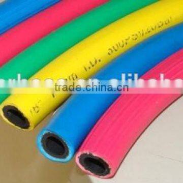 Air pressure rubber hose with colorful cover