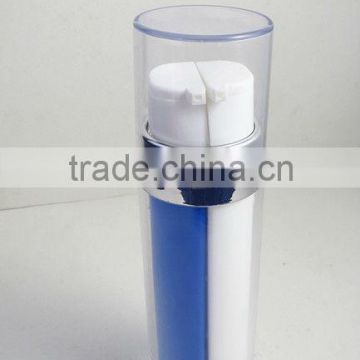 double tube plastic bottle for body use