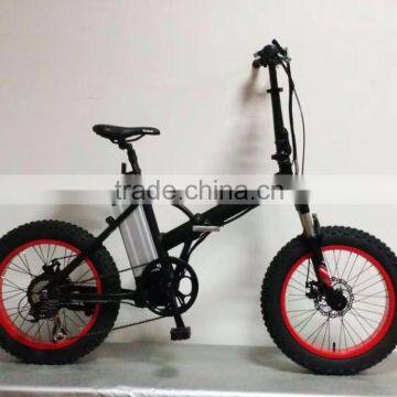 20"fat tire folding electric bicycle