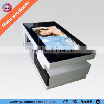 Waterproof wifi 42 inch HD LCD indoor use interactive touch screen table kiosk