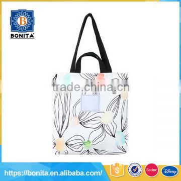 Strict process outdoor women flower print tote bag with logo