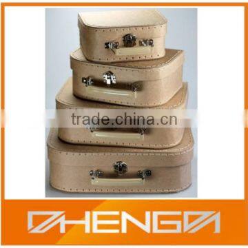 Hot Quality Customized Made kraft paper cardboard suitcases (ZD2014-M009)