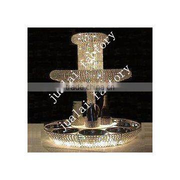 HX-C43 Amazing big Vase shape generous wedding & event party with crystal bead centerpiece