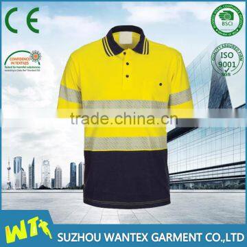 short sleeves t-shirt men t shirt safety reflective t shirt for men working