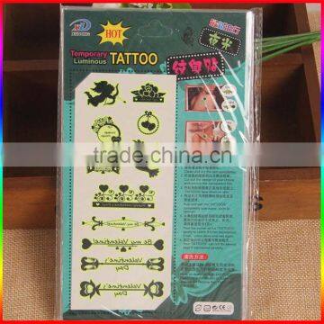 luminous tattoo sticker fluorescent for kids