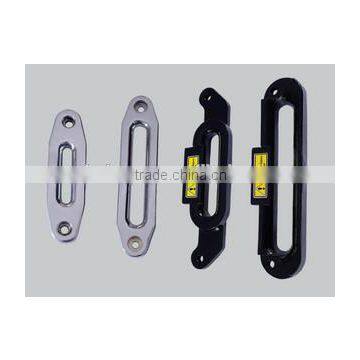 Winch hawser synthetic rope roller fairlead