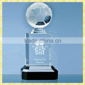 Customized Crystal Football Trophy Award For The Olympic Games Award Gifts Souvenirs