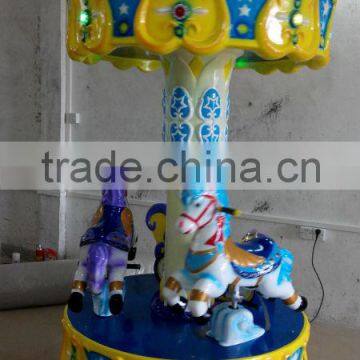 LSJQ-084 Attractive Kids Carousel for Sale Used Amusement Games Mini Fairground Ride Small Carousel for Sale photo-2