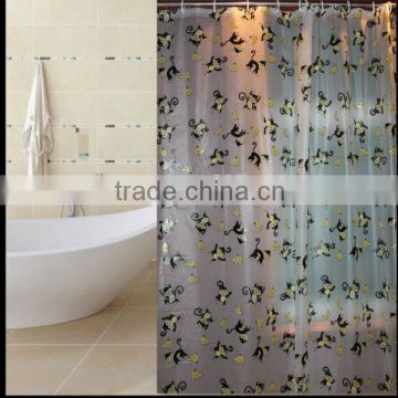 cartoon design 3D eva shower curtain