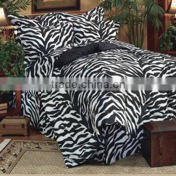 Animal Printed Microfiber Comforter Set