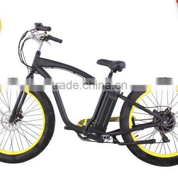 hot sale beach cruiser electric bike 500W 48V with brushless motor