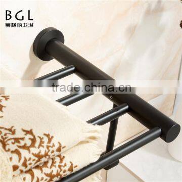 New Type Zinc Alloy Black Color Bathroom Sanitary Items Towel Rack
